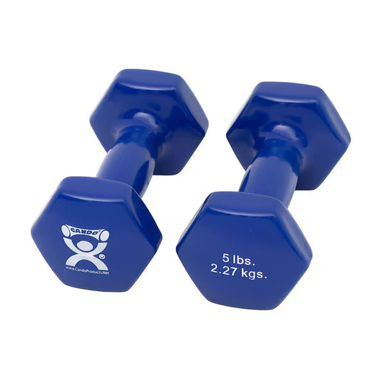 Vinyl 2 -Piece Set 5-Lbs. Dumbbell