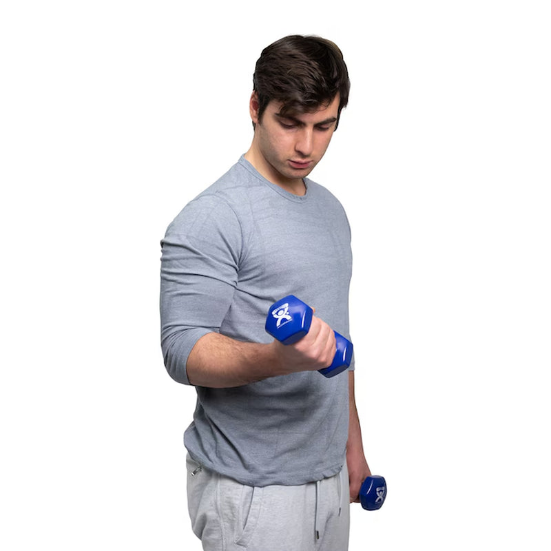 Vinyl 2 -Piece Set 5-Lbs. Dumbbell
